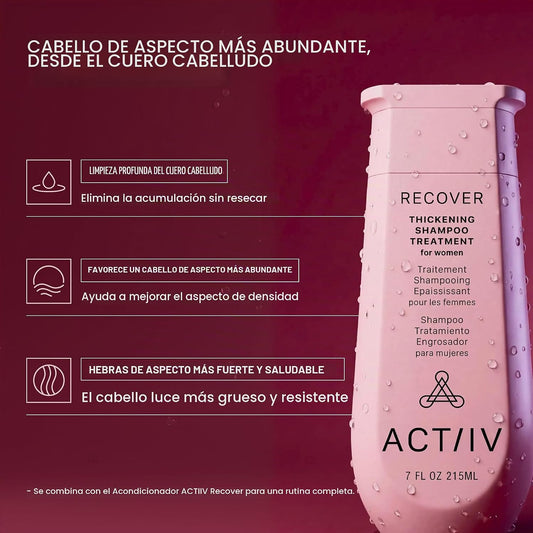 ACTIIV Recover Tratamiento de Champú Densificante para Mujeres | Ap...