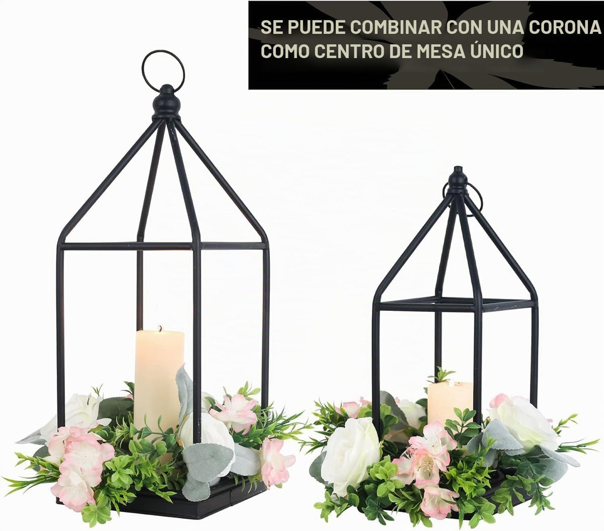 DECORKEY Farol Decorativo de Lujo para Exteriores e Interiores, Jue...