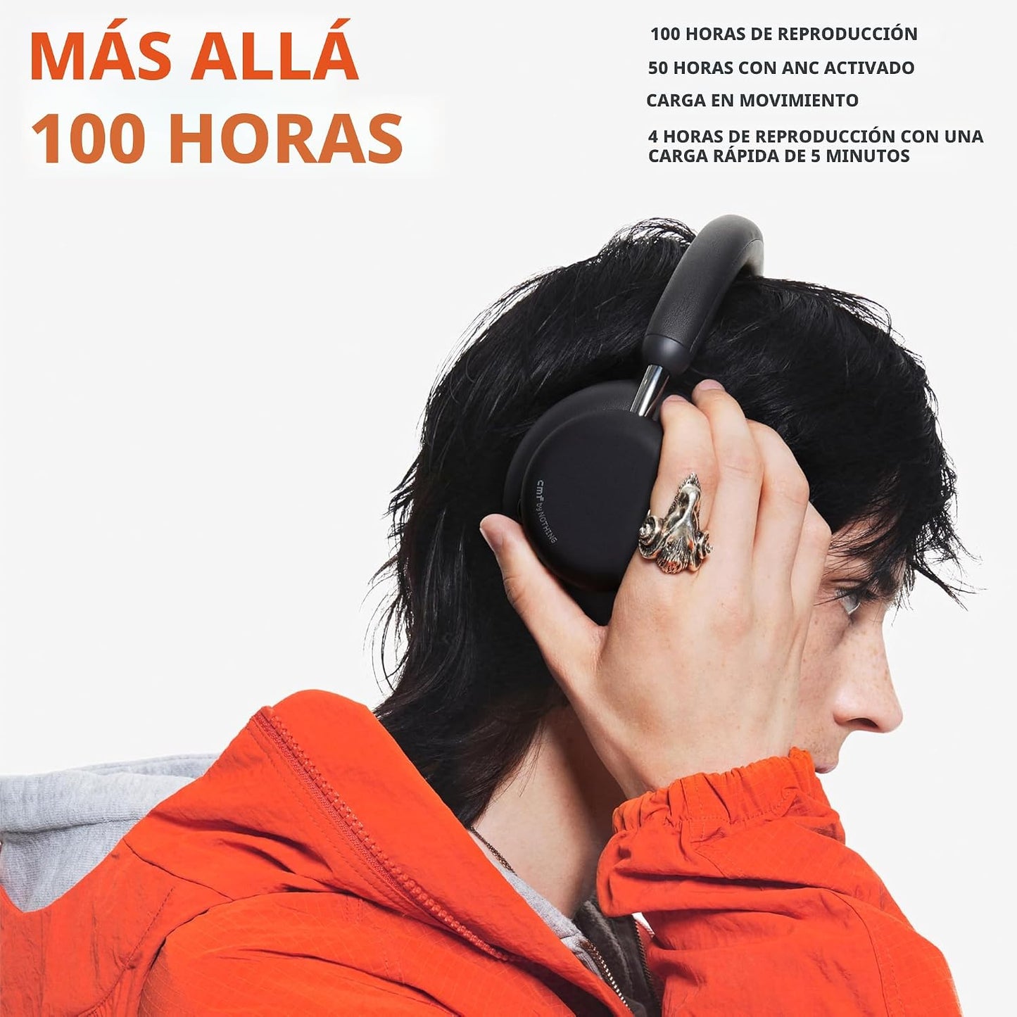 CMF by Nothing Auriculares Pro con cancelación activa de ruido, ina...