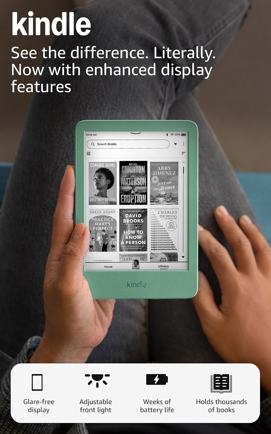 Amazon Kindle 16 GB (último modelo): El Kindle más ligero y compact...