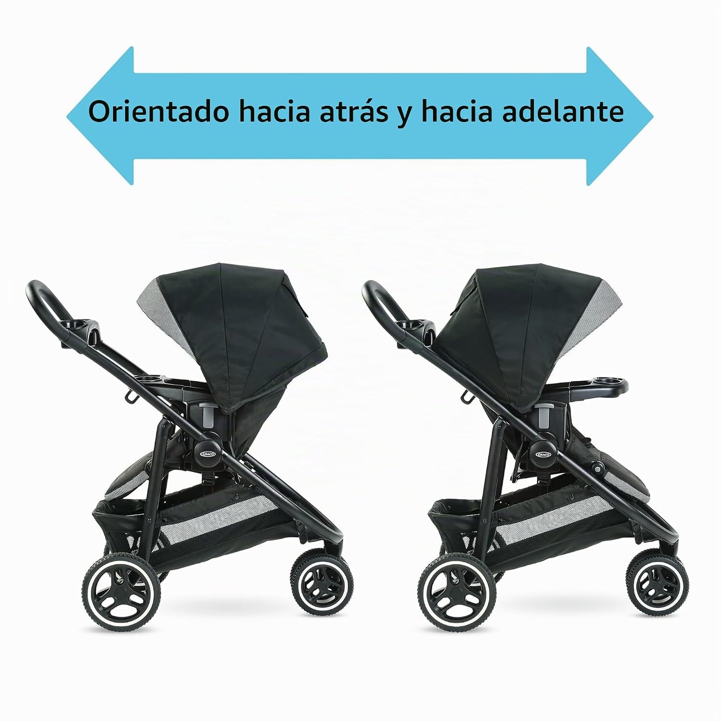 Sistema de viaje Graco Modes 3 Lite Platinum con asiento reversible...