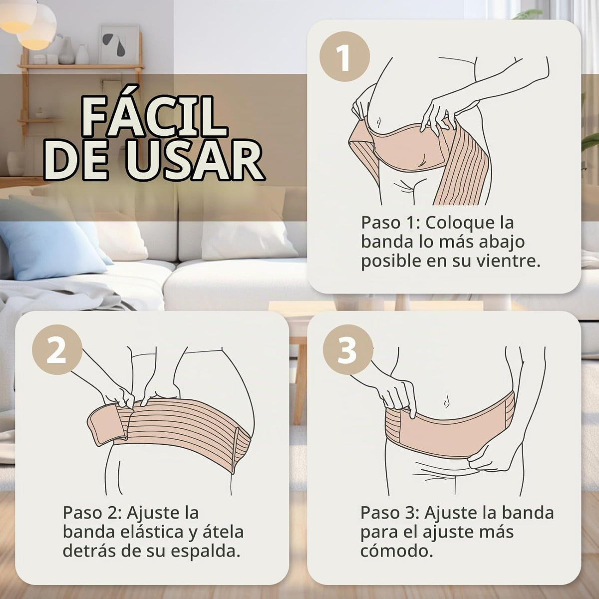 POXXU Banda para el vientre de maternidad, cinturón de apoyo para e...