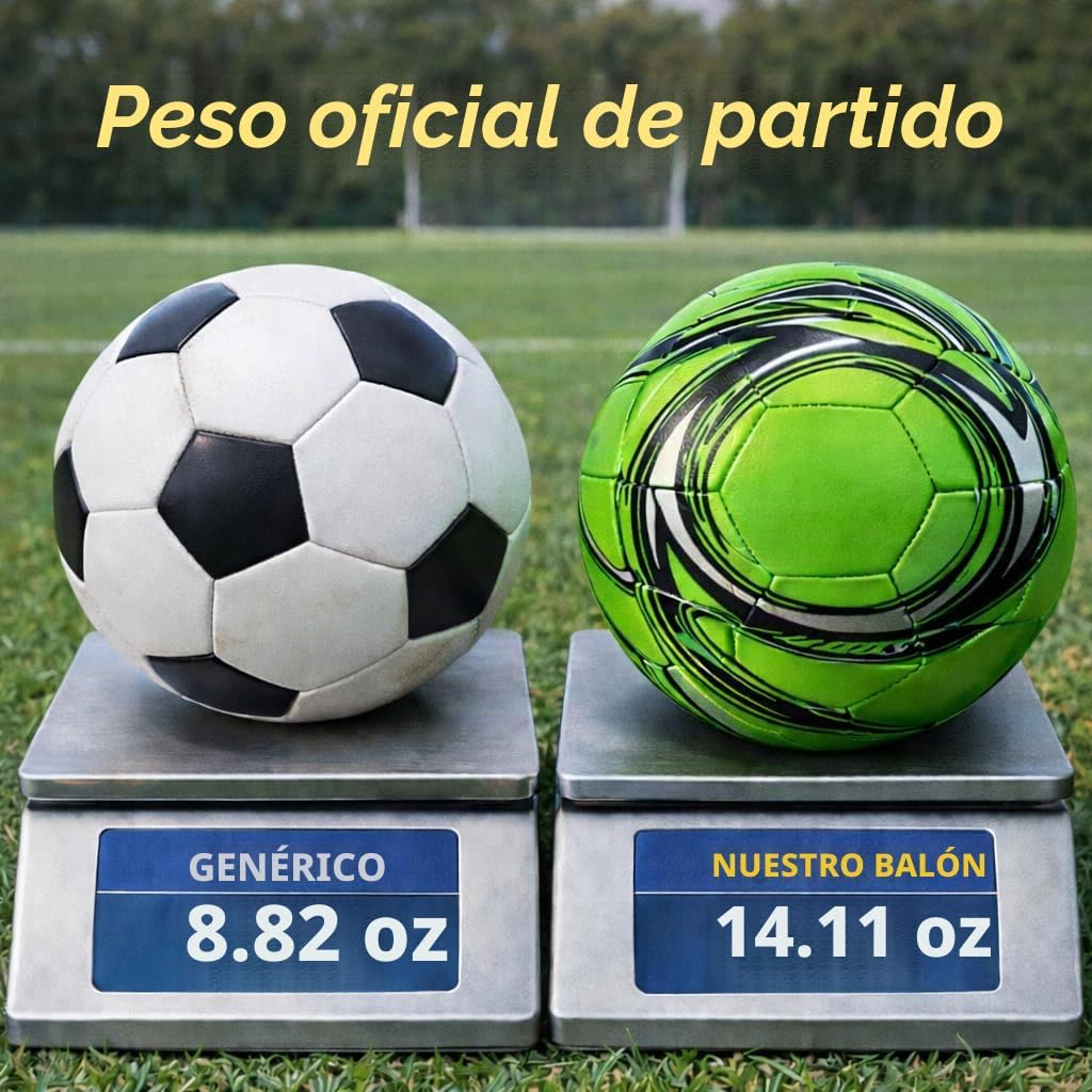 Western Star Balón de fútbol Helix- Tamaño 3 4 5 \u2013 Pelotas de...