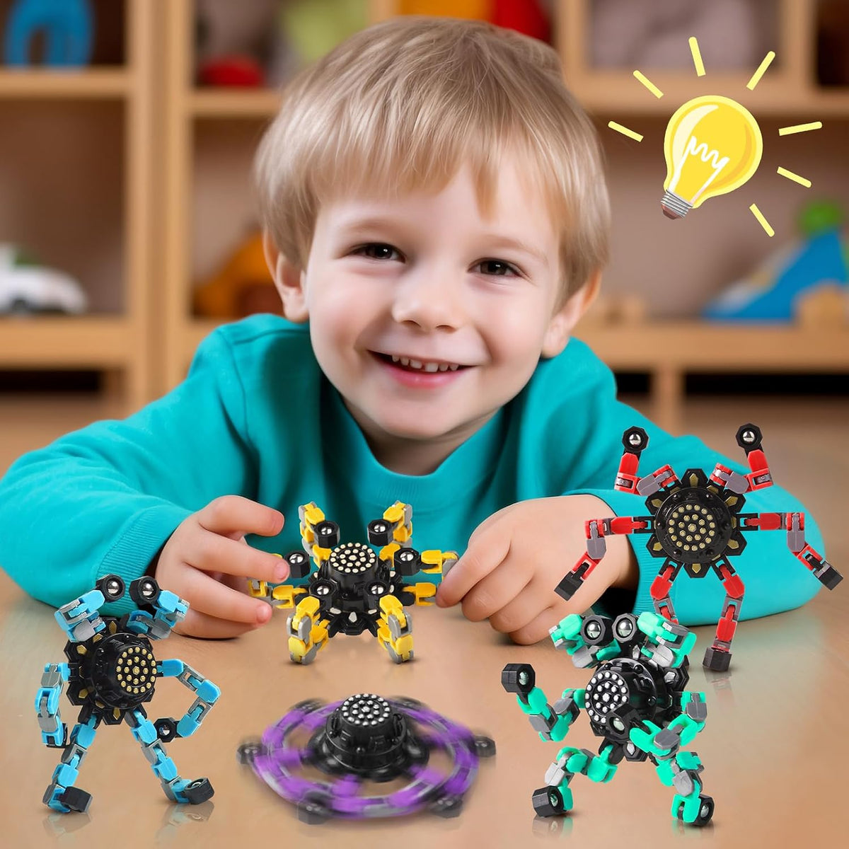 Gokeey para mamá Giradiscos transformables para niños y adultos, ju...