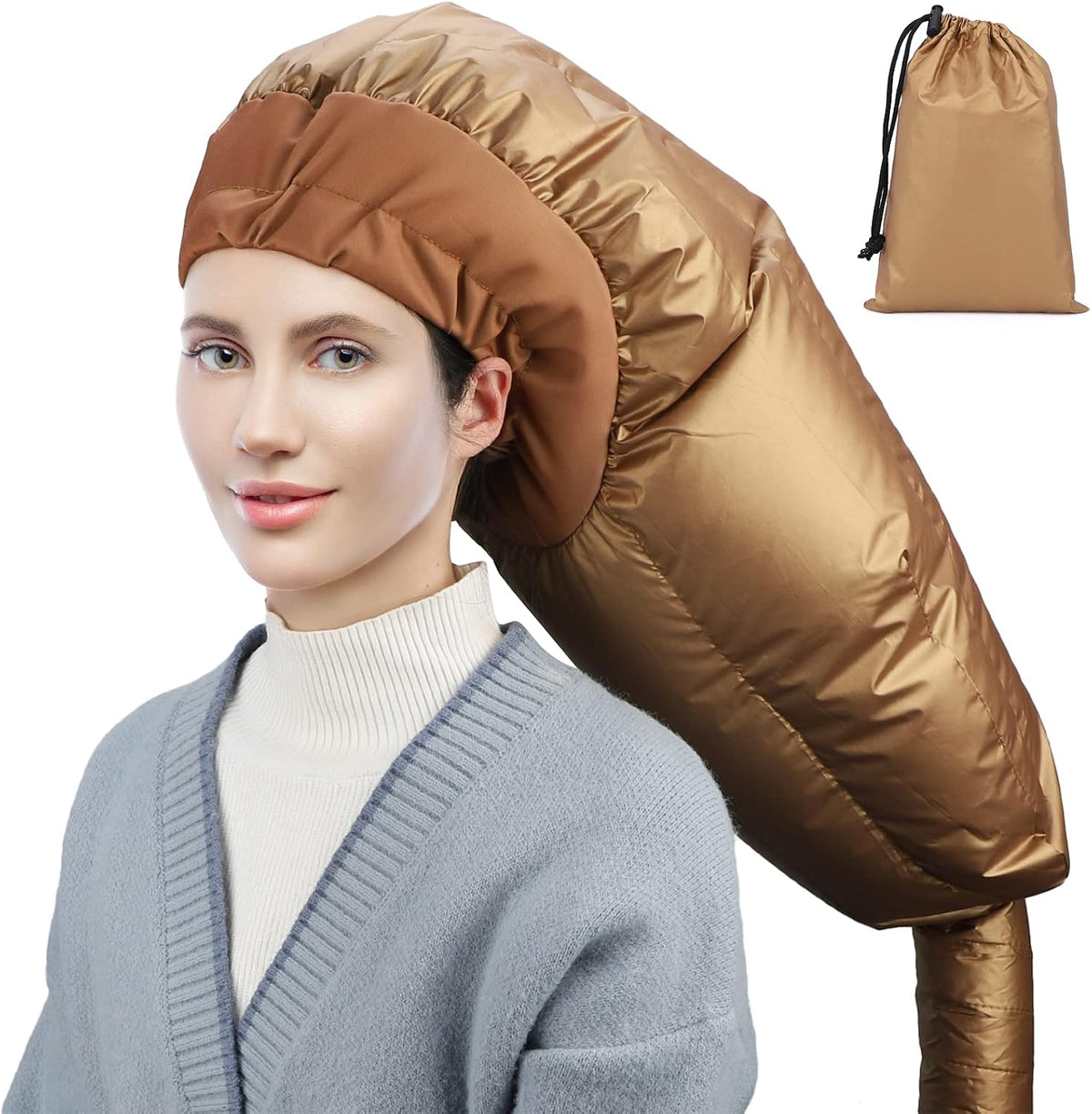 Segbeauty Gorro de secador de pelo, accesorio extra grande de tapa...