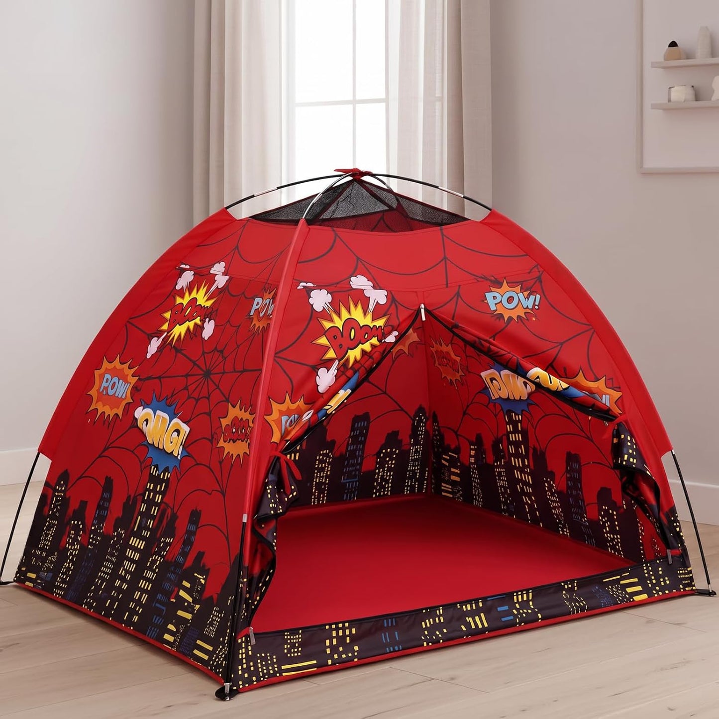 Yoojahow Tienda de campaña de juego de araña para adultos, tela de...