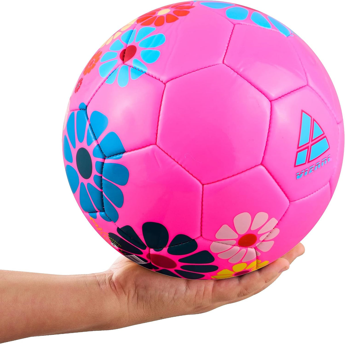 Balón de fútbol Vizari con flores