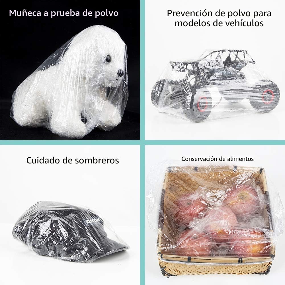 30 unidades de gorros de ducha desechables - Gorro de baño multiuso...