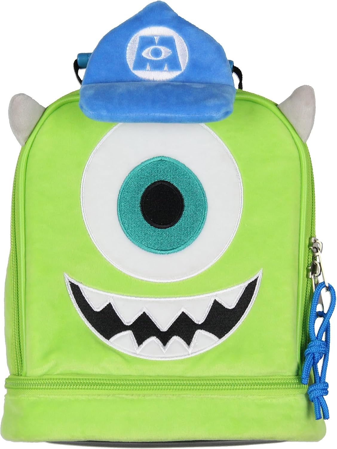 Disney Monsters Inc - Fiambrera de Mike Wazowski de felpa bordada c...