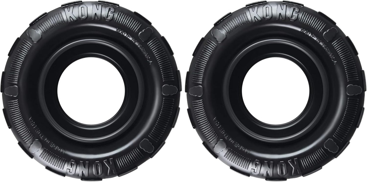 KONG Extreme Tires - Juguete de goma natural más duradero para mast...