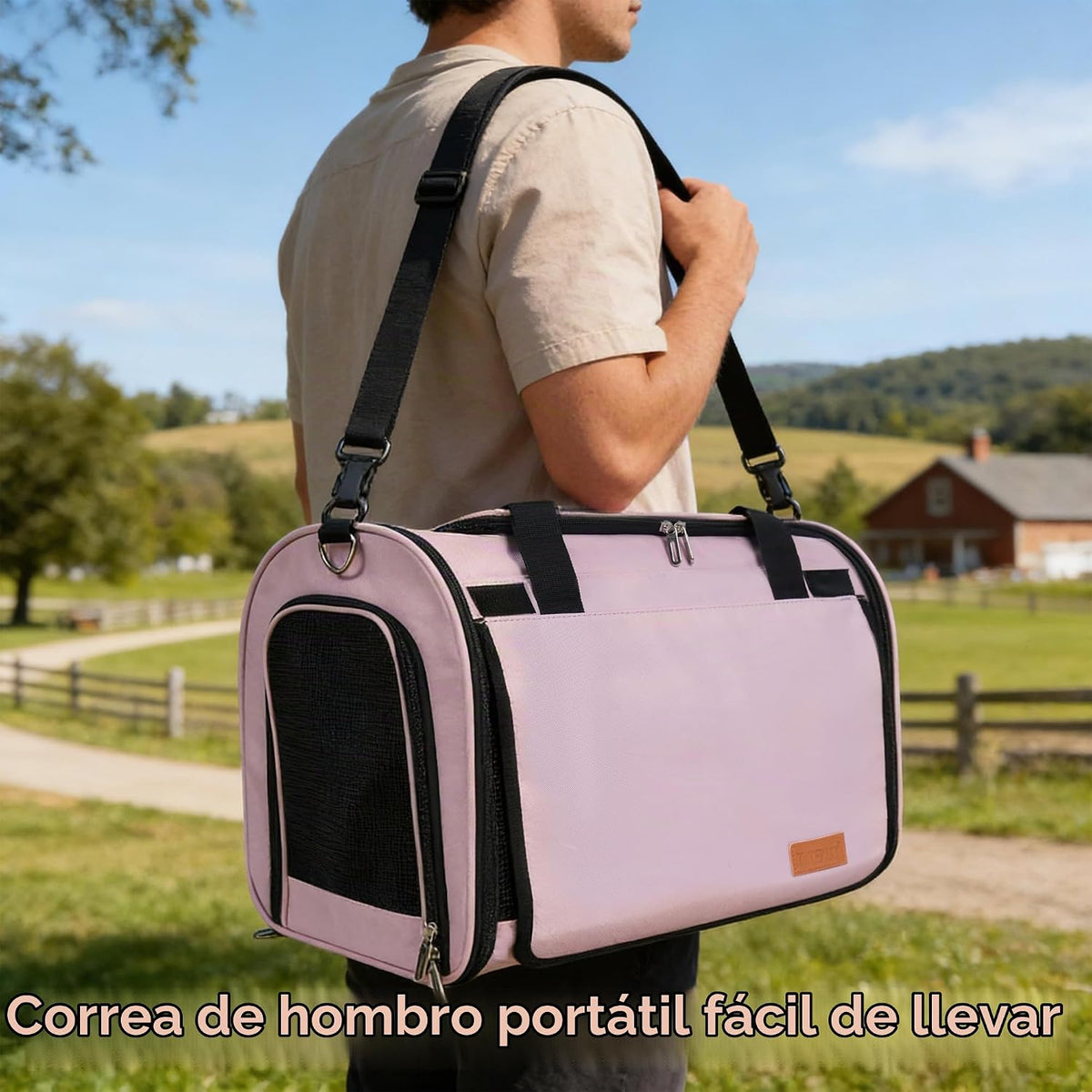 TWDEPART Mochila transportadora para gatos, multifuncional, firme y...
