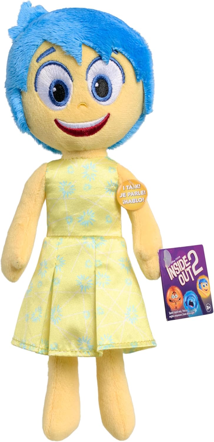 Inside Out 2 Talk It Out - Peluche pequeño \u2013 Joy, juguetes par...