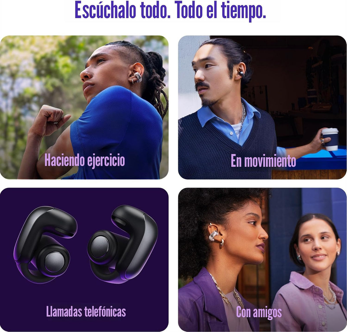 Bose Auriculares ultra abiertos \u2013 Auriculares Bluetooth de ore...