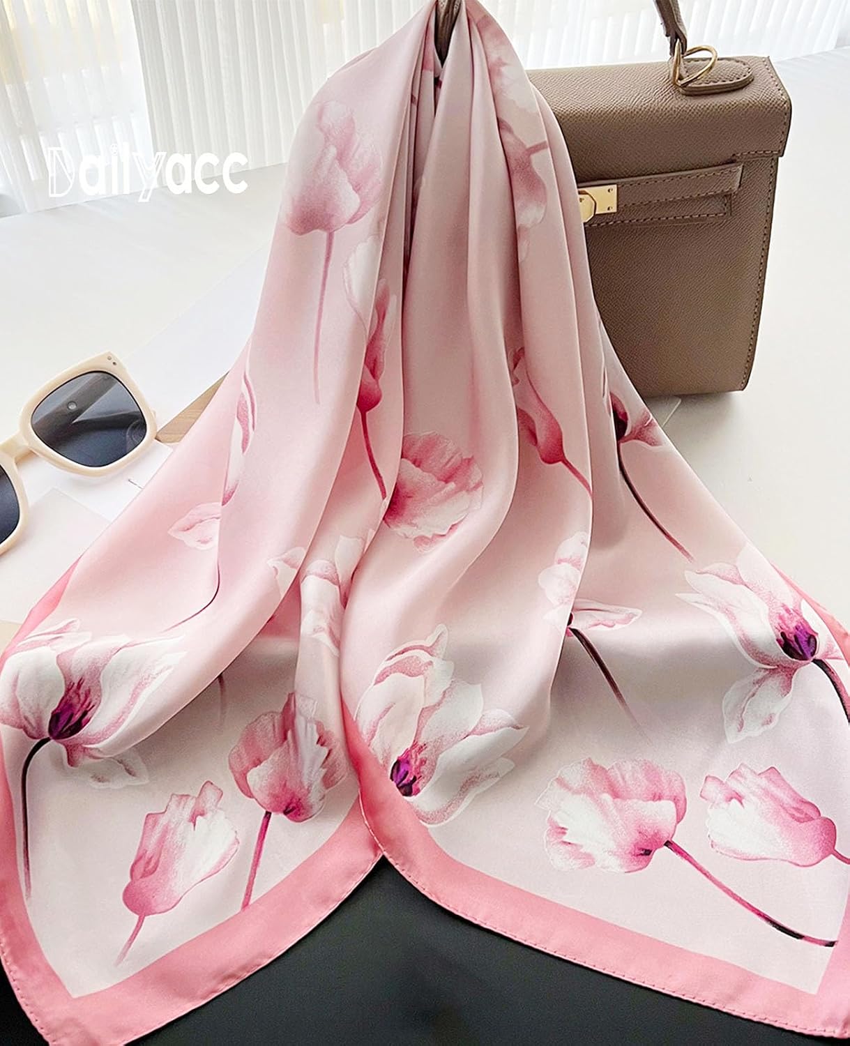Dailyacc Bandanas de pelo para mujer Bufanda ligera de moda para el...