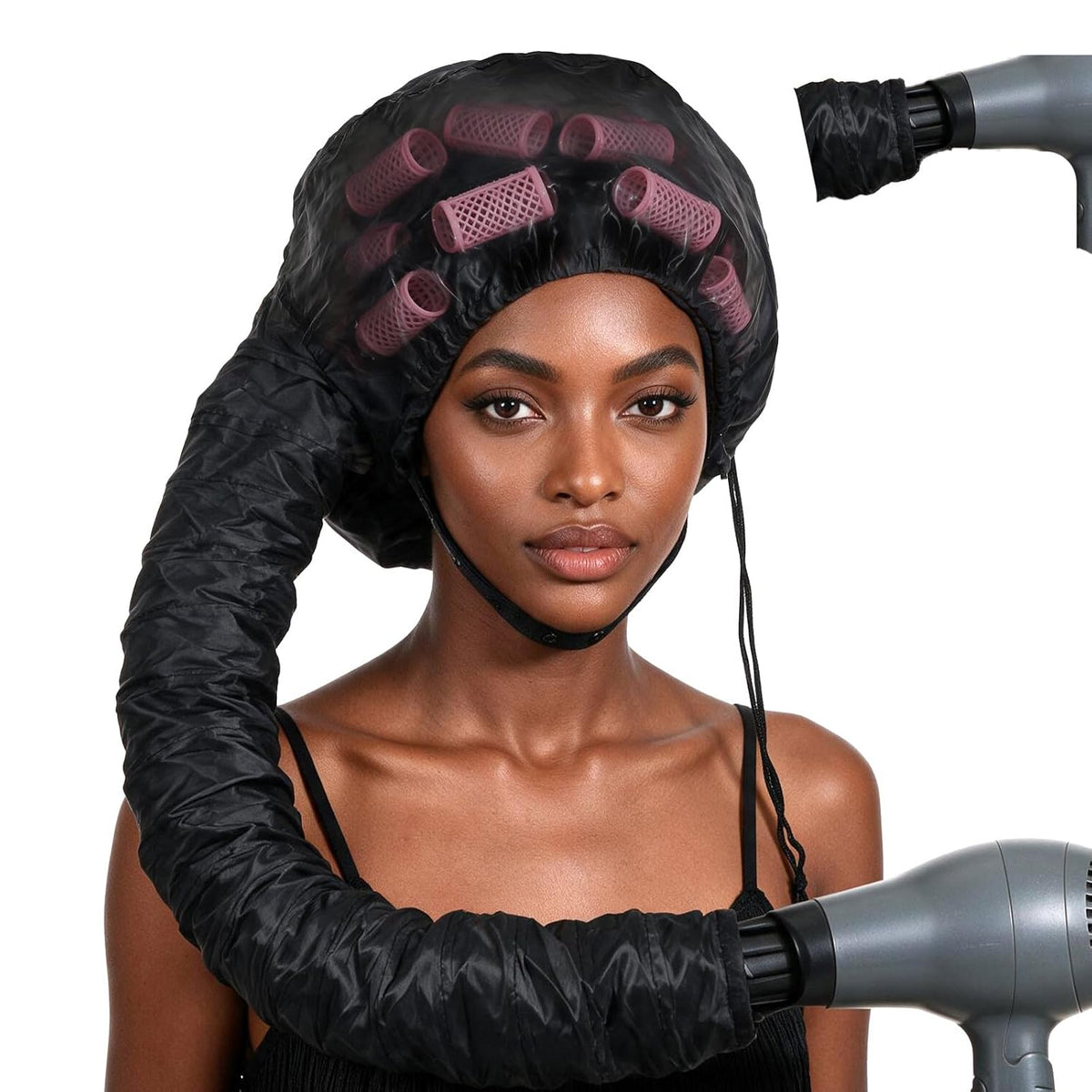 Lnidpd Gorro para secador de pelo con capucha, accesorio para capó,...