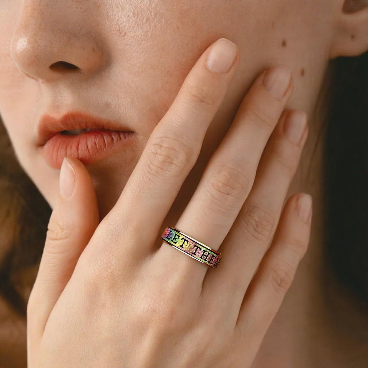 Juguetes Fidget para Adultos Anillo de Ansiedad para Mujeres: Fidge...