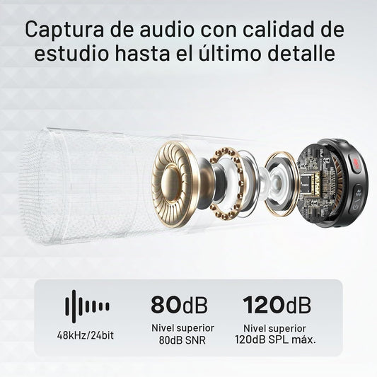 MAONO Micrófono Lavalier inalámbrico para cámara\/PC\/portátil\/tel...