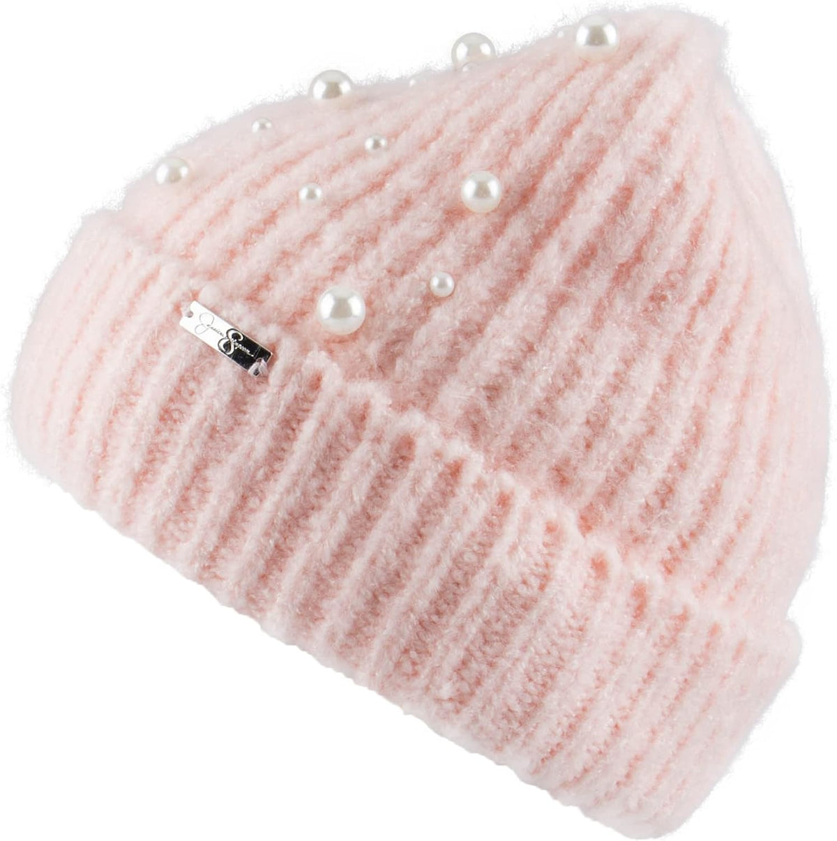 Jessica Simpson Gorro de punto cálido y acogedor para mujer