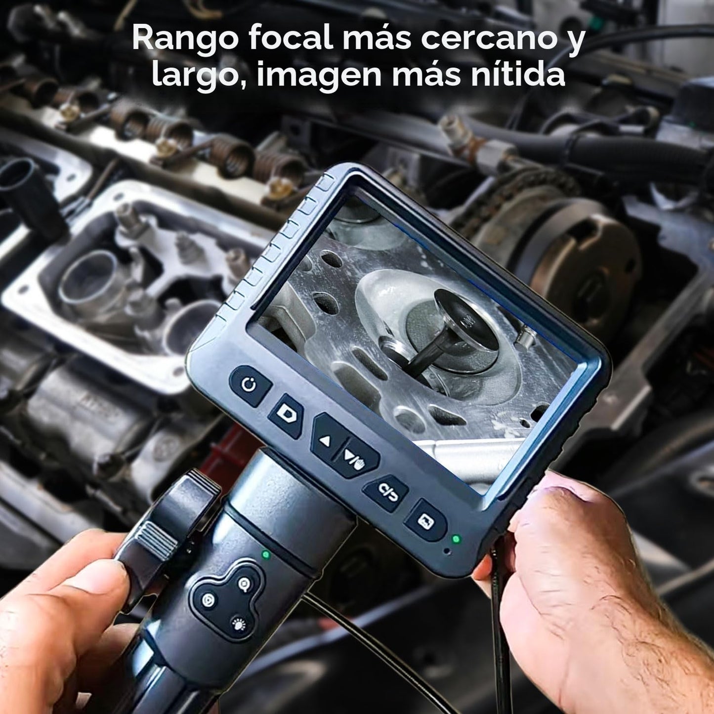 DXZtoz Boroscopio Articulado de Dos Vías, Endoscopio Industrial con...