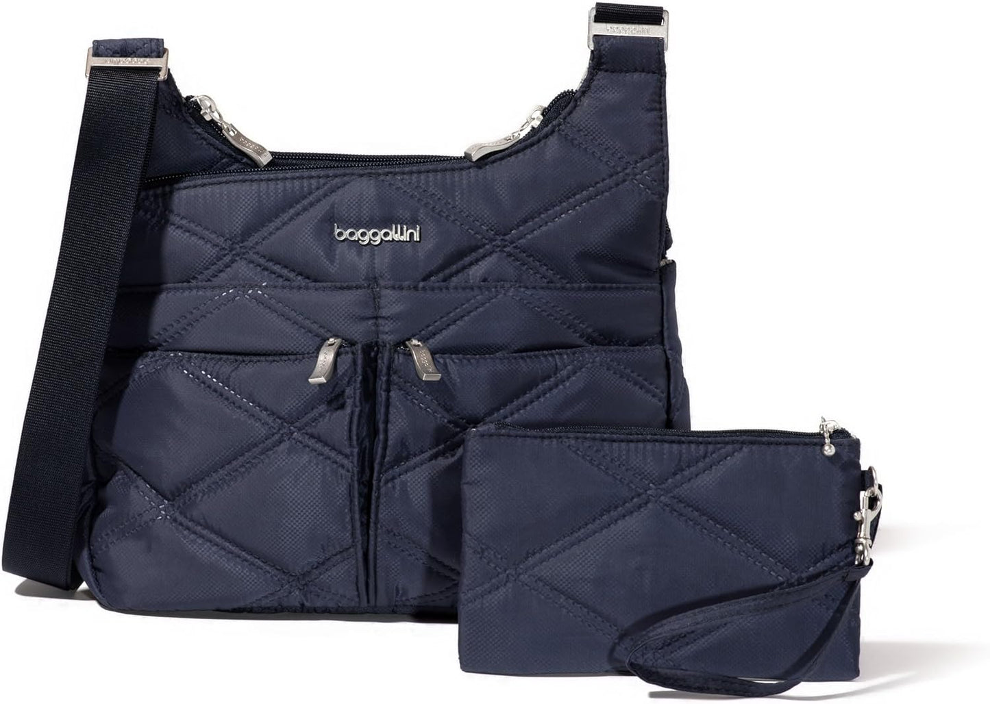 Baggallini Crossbody Travel Bag 11x8.5 Lightweight Water-resistant...