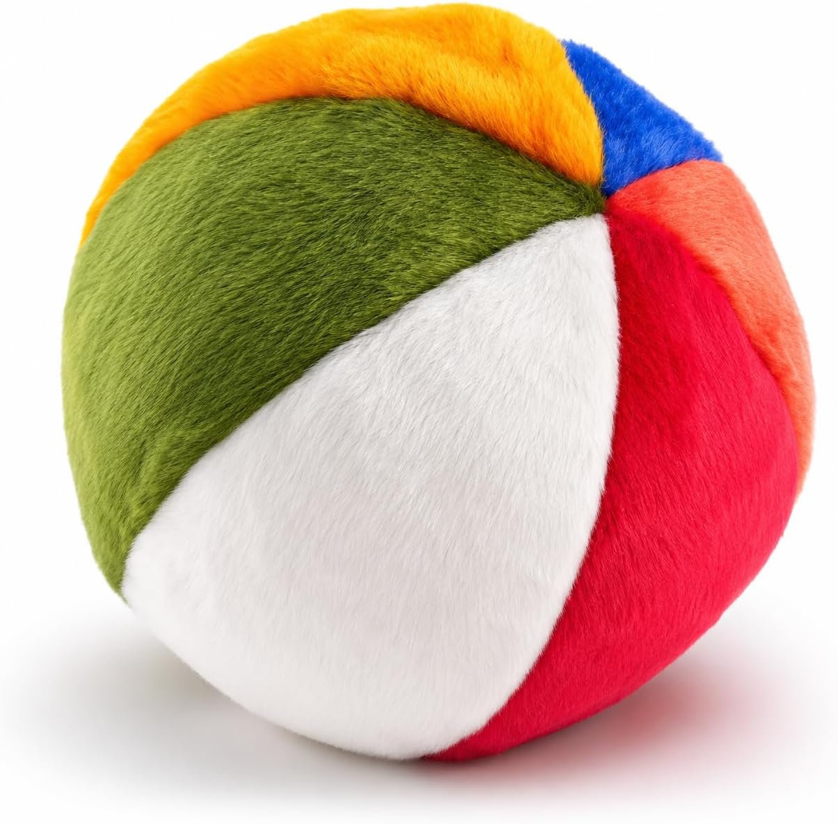 Fluff &amp; Tuff Pelota de playa de peluche para perros, paquete de...