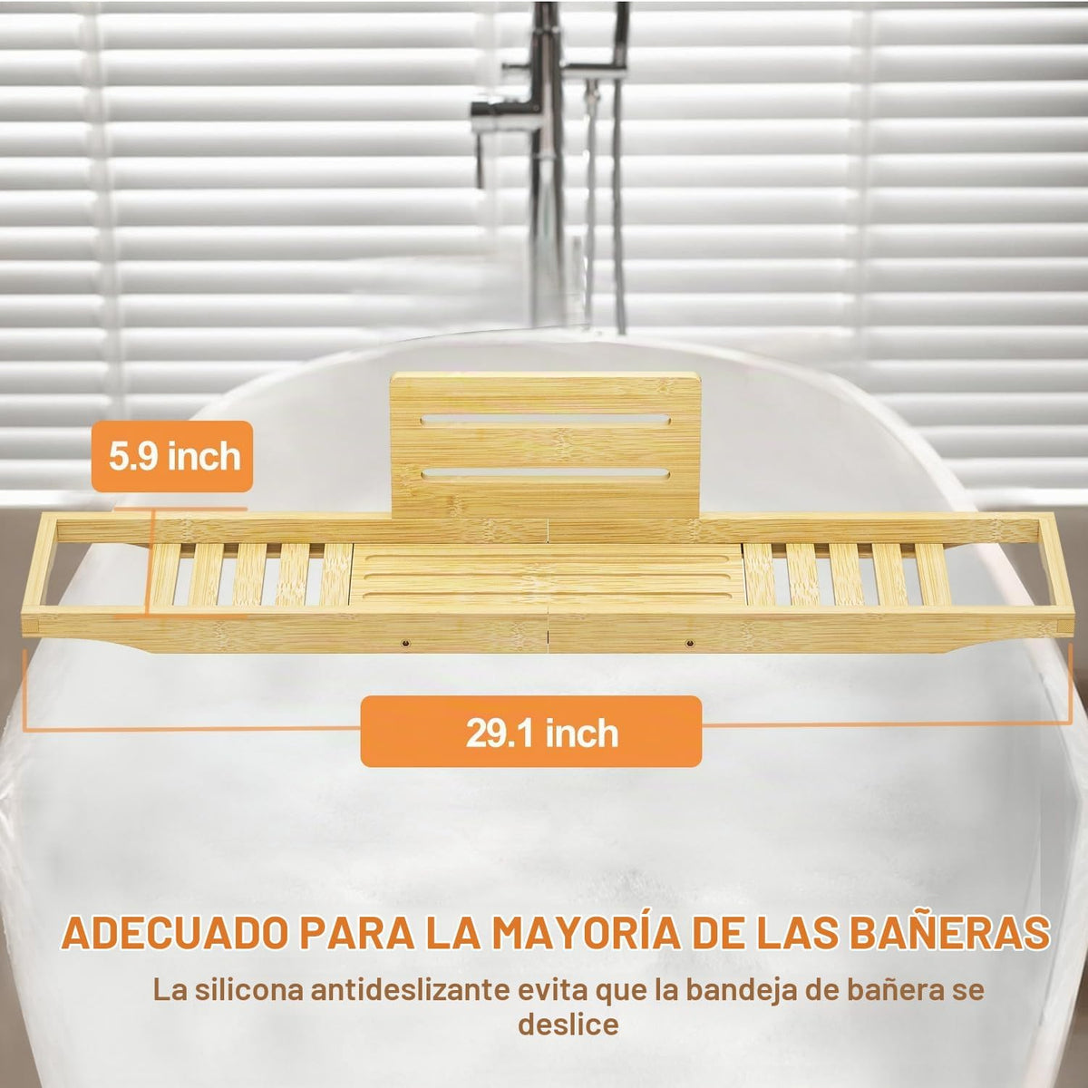 Bandeja de bañera - Bandeja de baño - Bandeja de mesa de bañera - B...