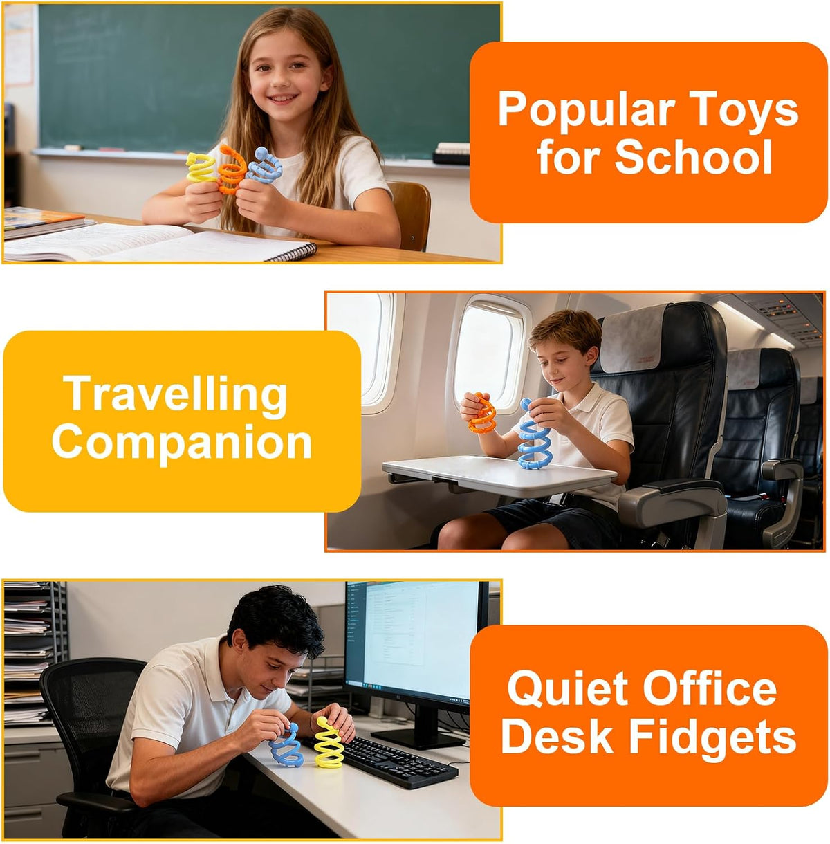 Juguetes sensoriales de silicona para niños y adultos, 12 unidades...