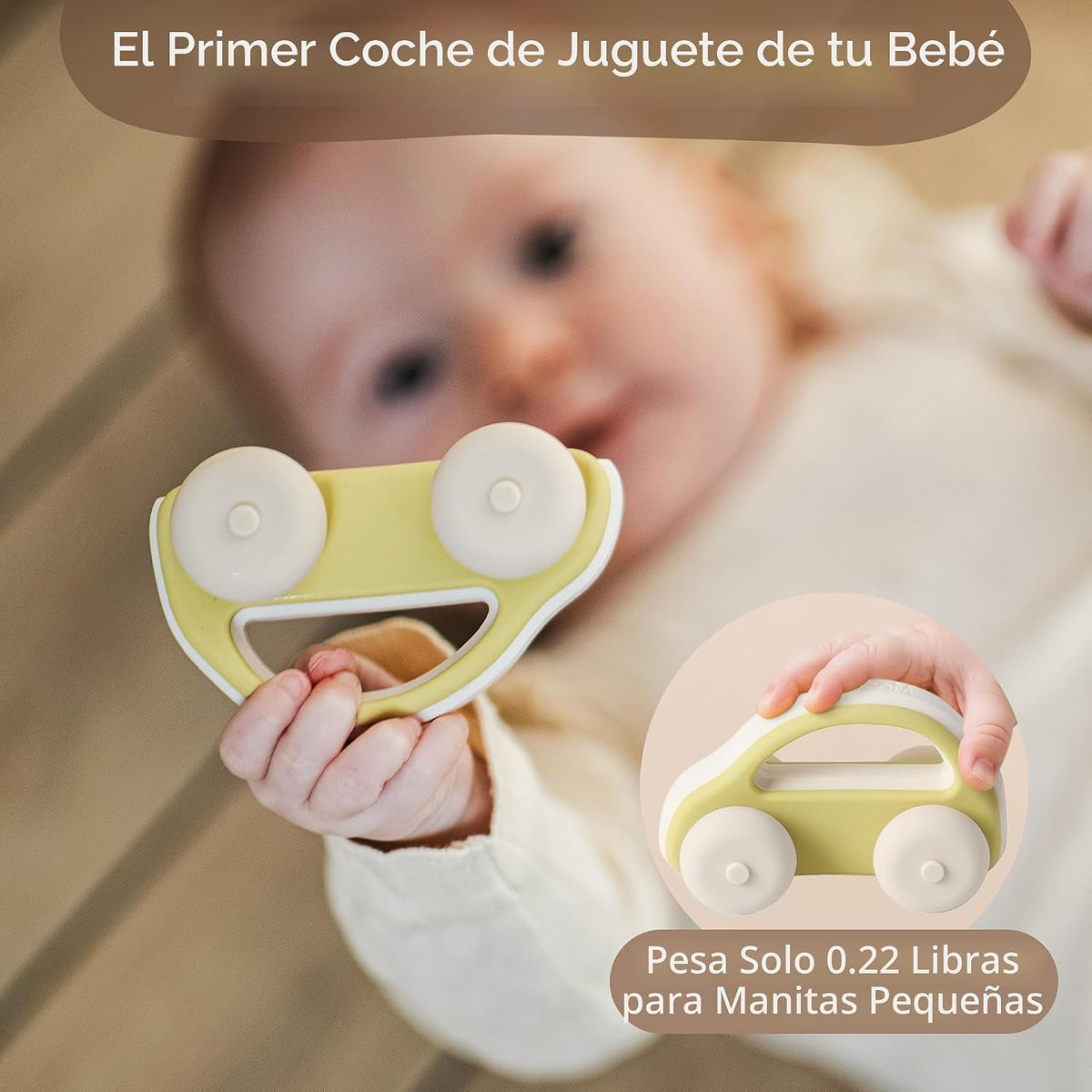 Moonkie Coches de Juguete de Silicona de Grado Alimentario para Niñ...