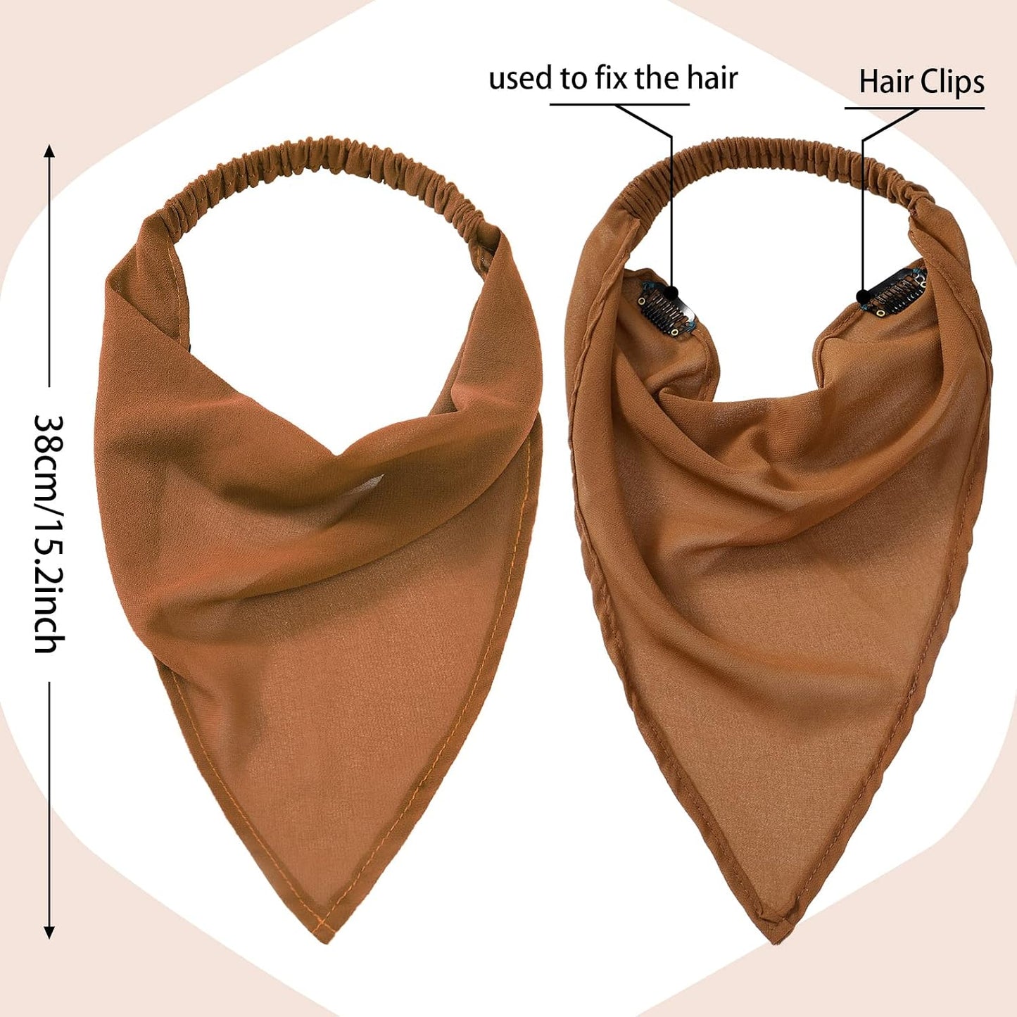 Syhood 6 Pcs Bandanas Florales para el Cabello para Mujeres y Niñas...