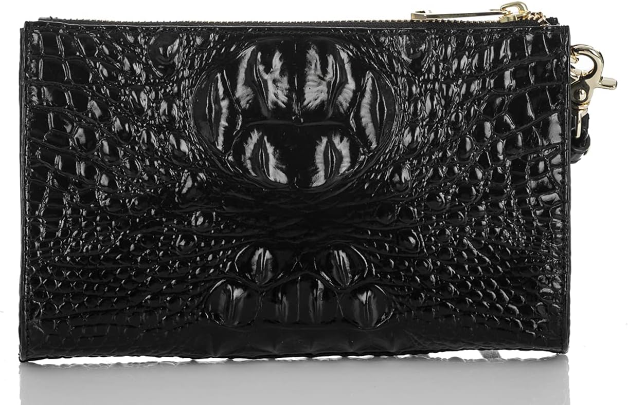 BRAHMIN Melbourne Daisy Clutch - Bolso de cuero - Interior forrado...