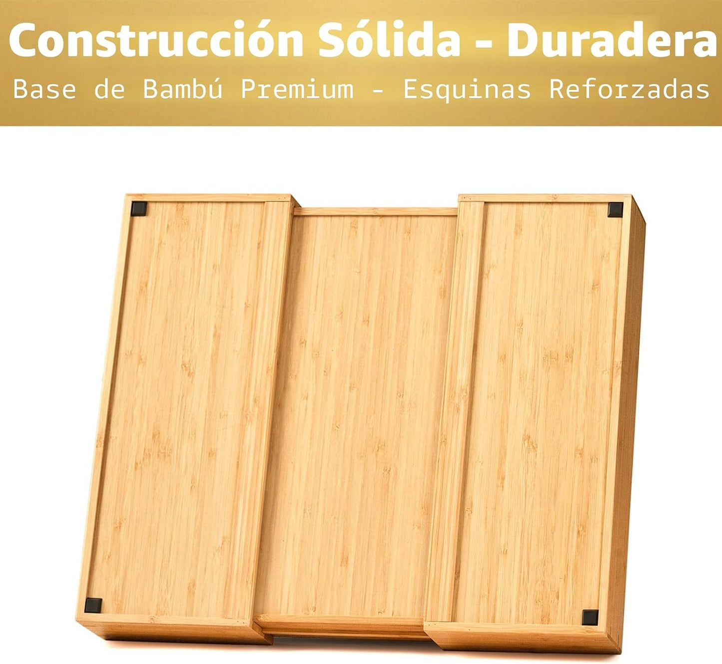 Umilife - Organizador de cajones de cocina grande y expandible para...