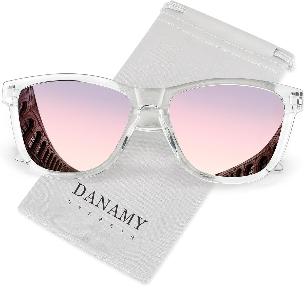 DANAMY Gafas de sol polarizadas para mujer y hombre, protección UV...