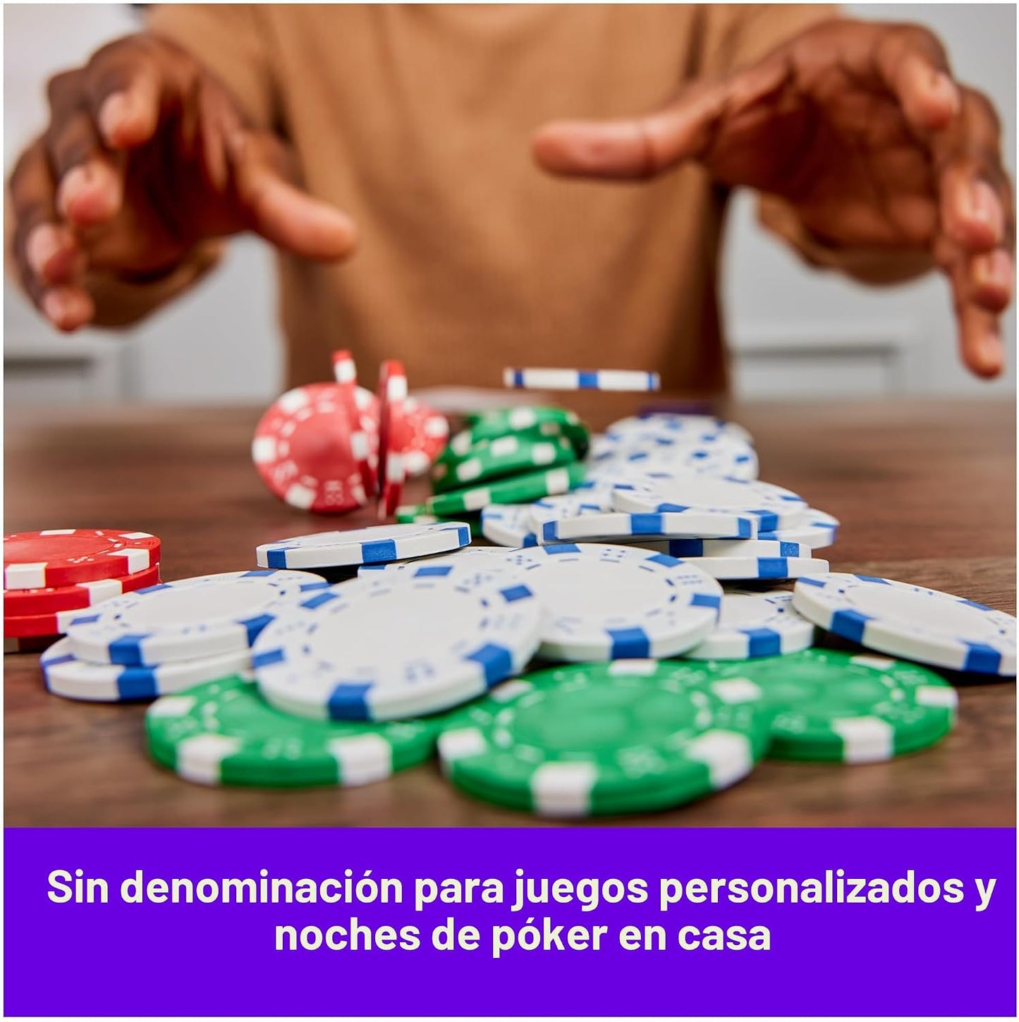 Spin Master Games Cardinal Classics - Juego de póquer (100 piezas)...
