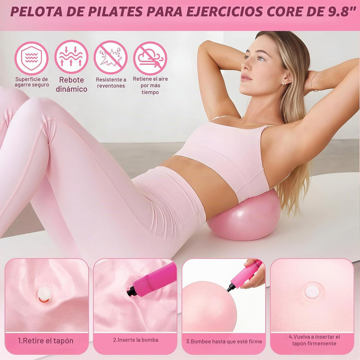 NANATI Kit de pilates, kit de entrenamiento de pilates en casa para...