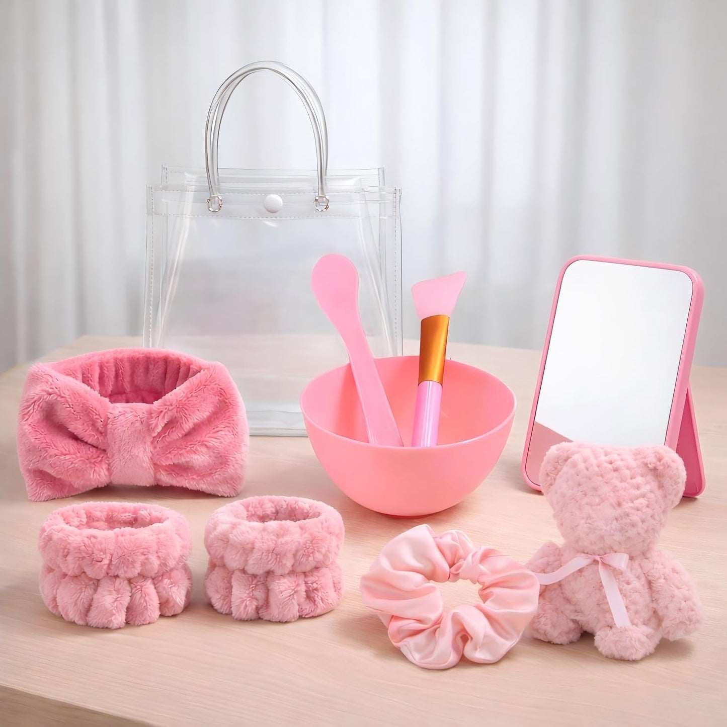 Juego de 12 suministros de fiesta de spa para mujeres, kit de fiest...