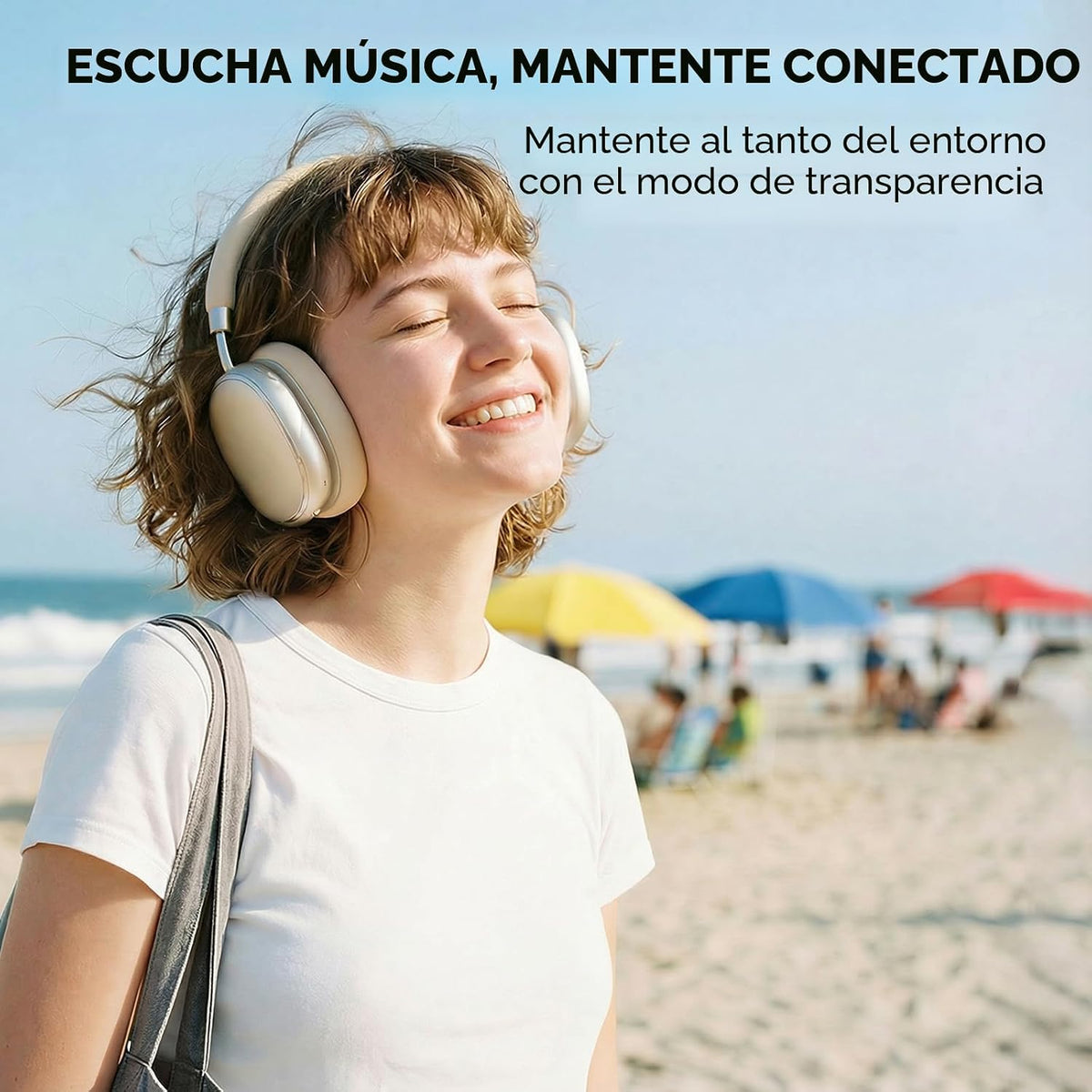 FOFUN NC95 - Auriculares híbridos con cancelación activa de ruido c...