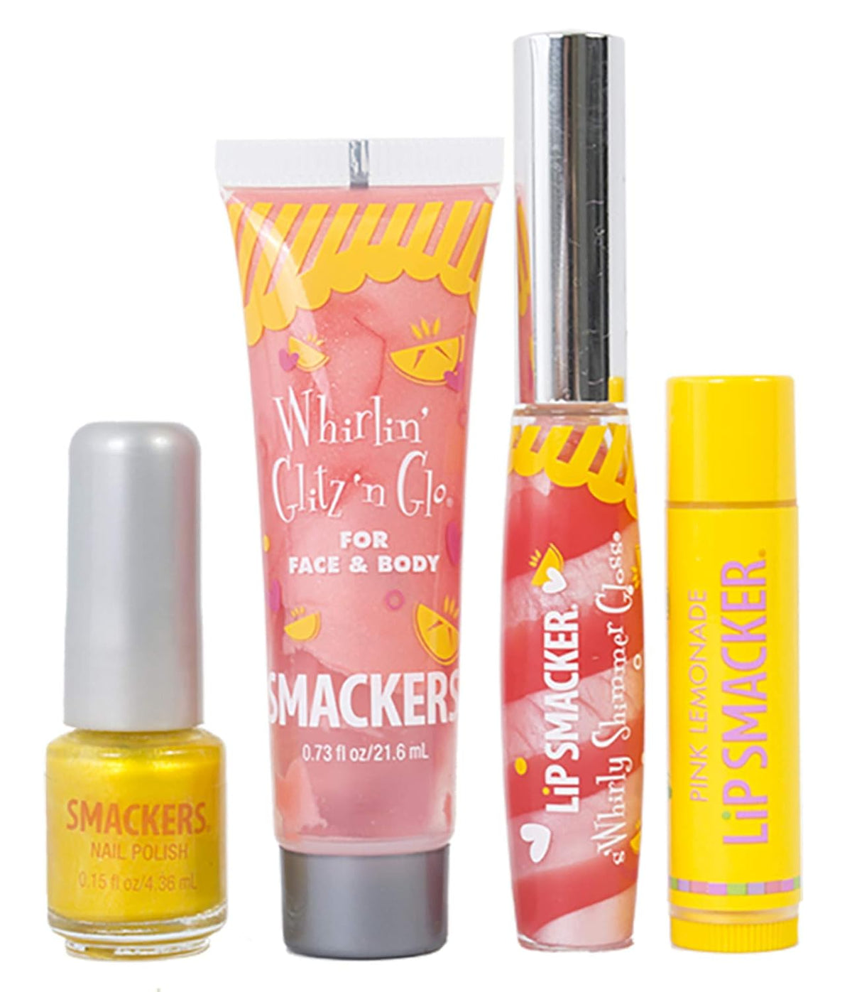 Juego de maquillaje de bolsa glam de Lip Smacker de limonada rosa p...