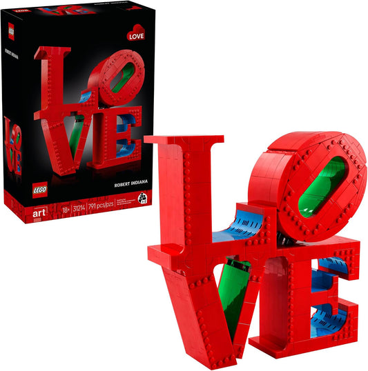 LEGO Art Love Juego de construcción coleccionable \u2013 Kit de bri...