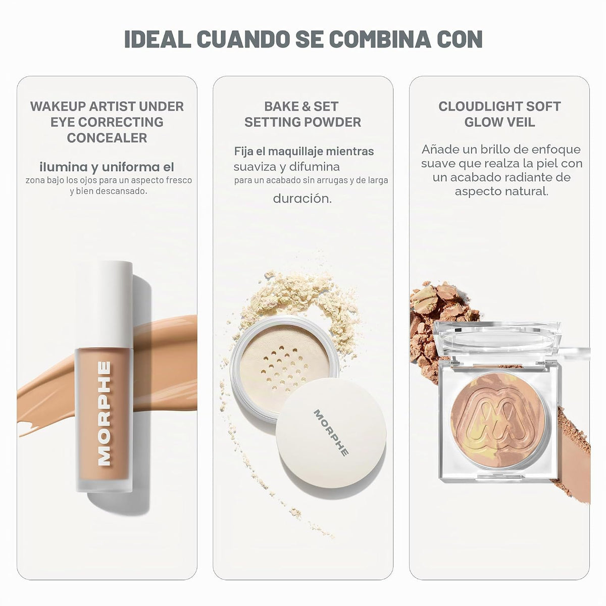 Morphe Portrait Mode - Juego de 5 brochas de maquillaje profesional...