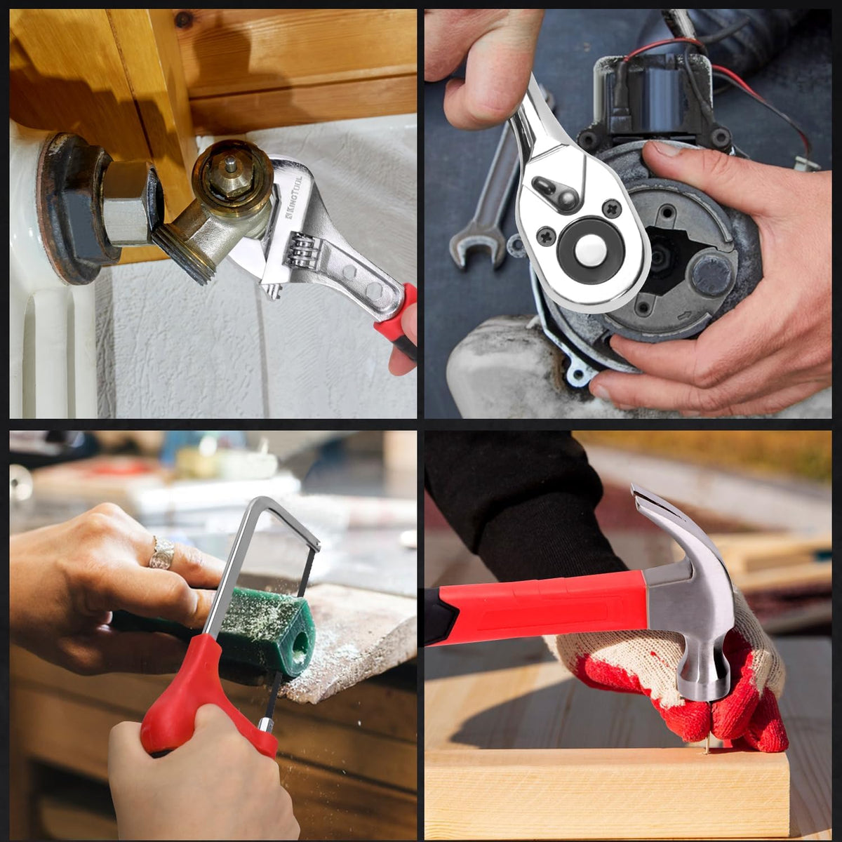 KingTool Juego de herramientas de 276 piezas con taladro eléctrico...