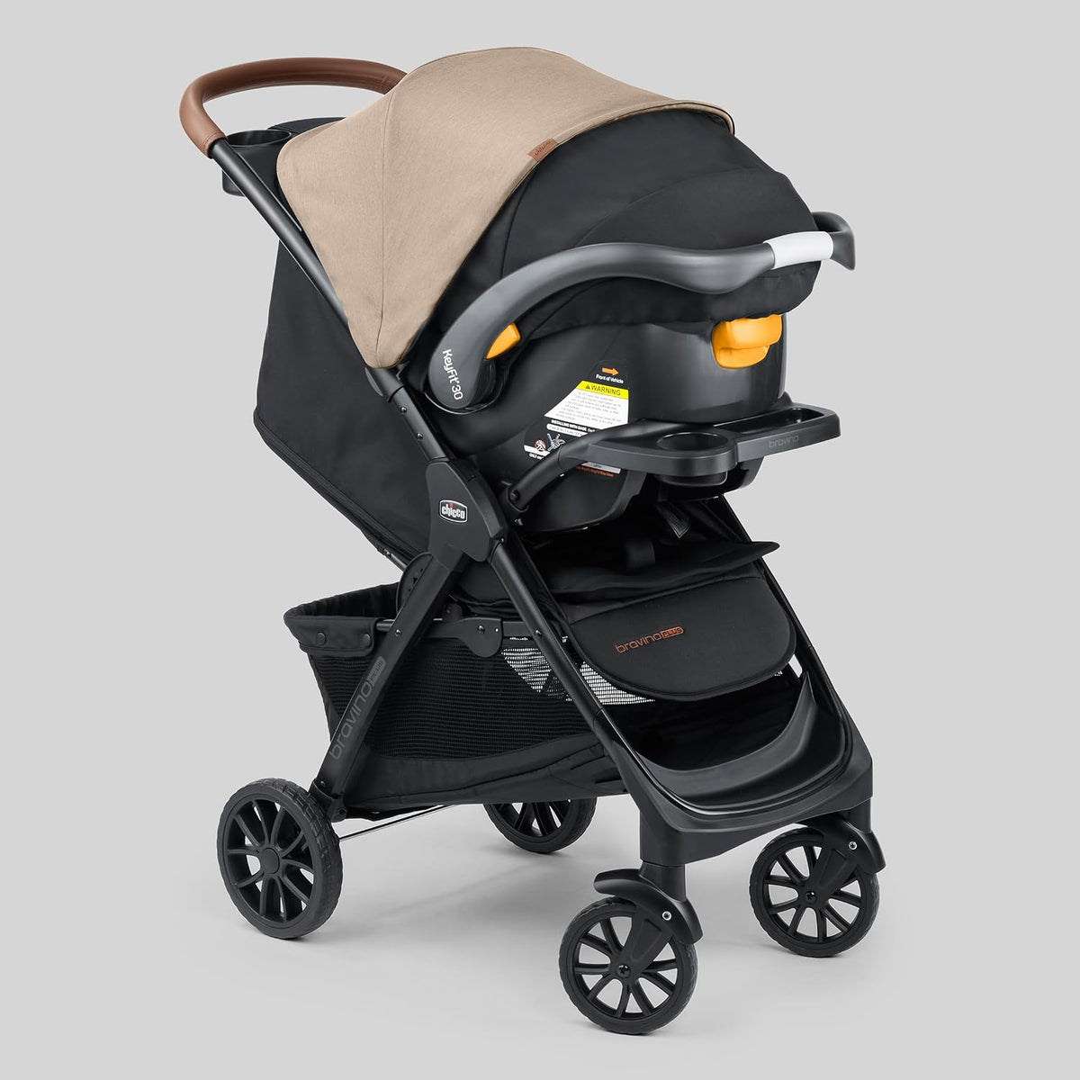 Chicco Bravino Plus - Cochecito ligero, cochecito de viaje compacto...