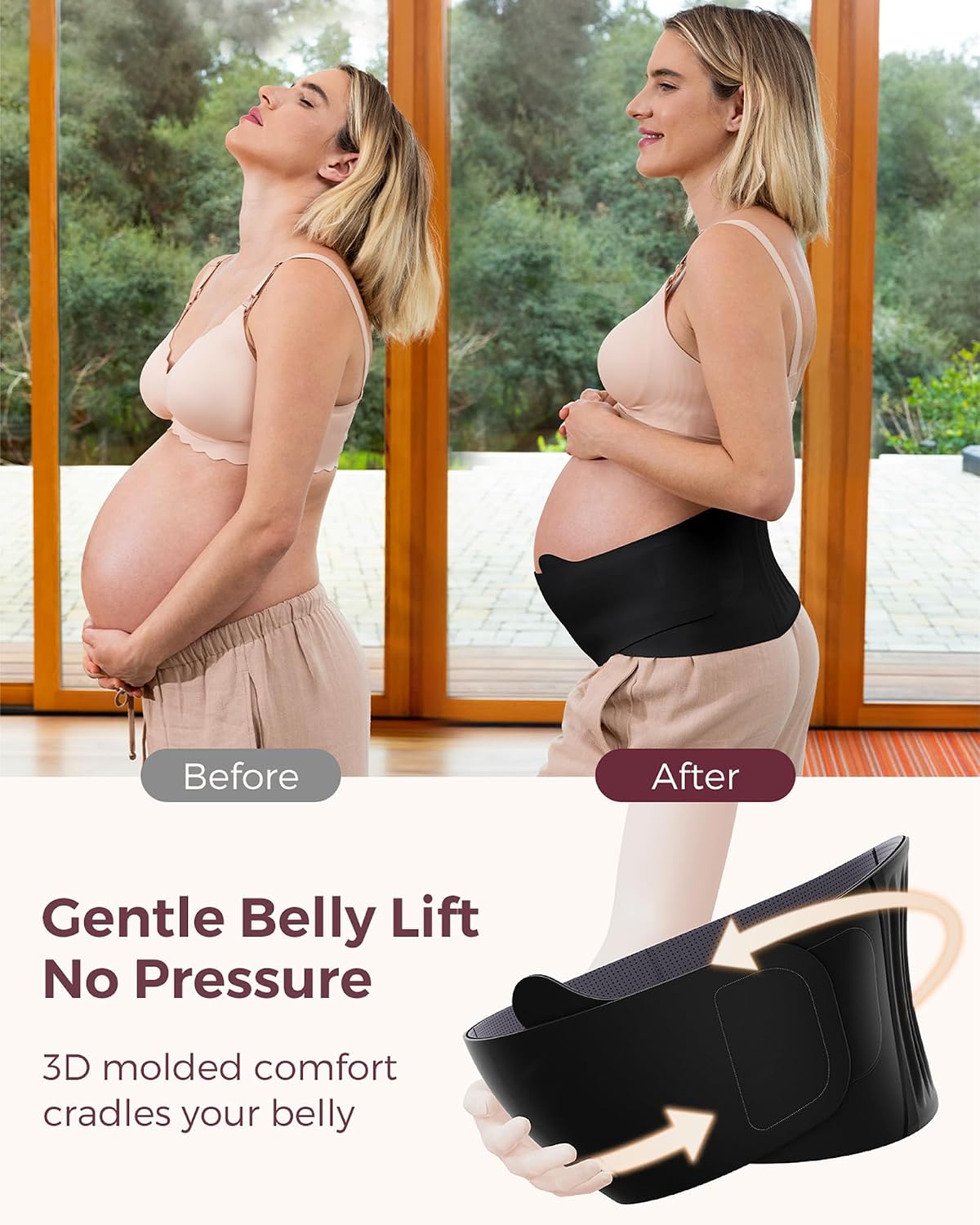 Momcozy Bandas para el Vientre para Mujeres Embarazadas, de Una Pie...