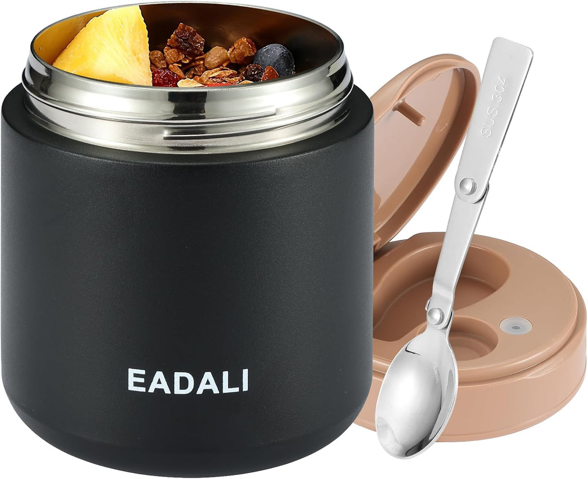 Eadali Tarro térmico para alimentos de 15.2 onzas para niños y adul...