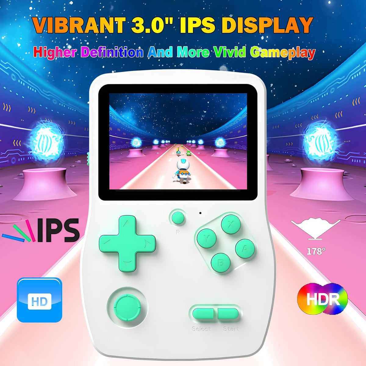 Juegos de mano de 32 bits para niños precargados 139 videojuegos, r...