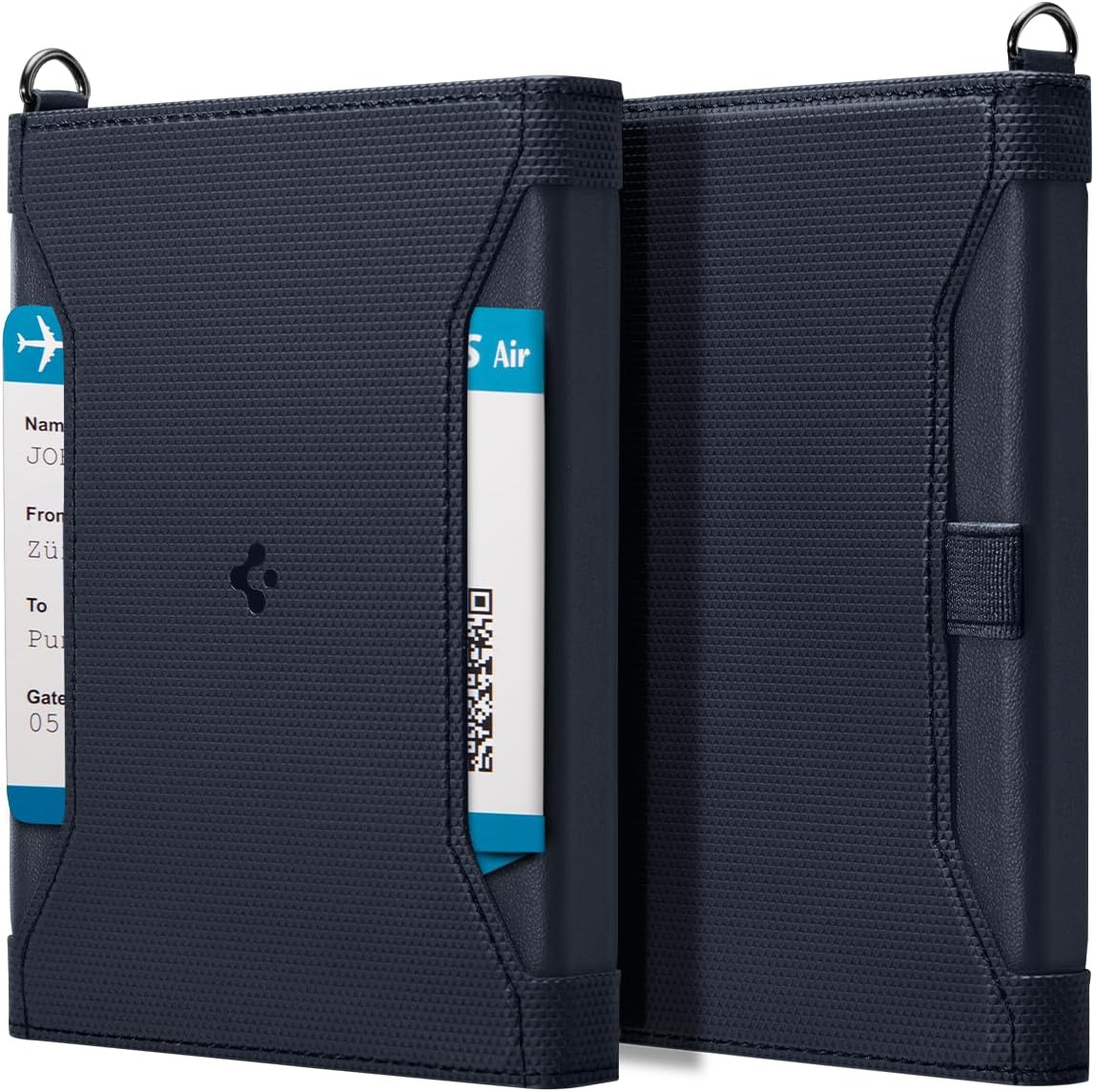 Spigen Life para pasaporte Funda para tarjeta con tecnología de blo...
