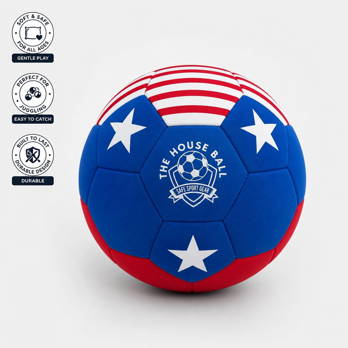 The House Ball - La pelota de fútbol original suave y segura para i...