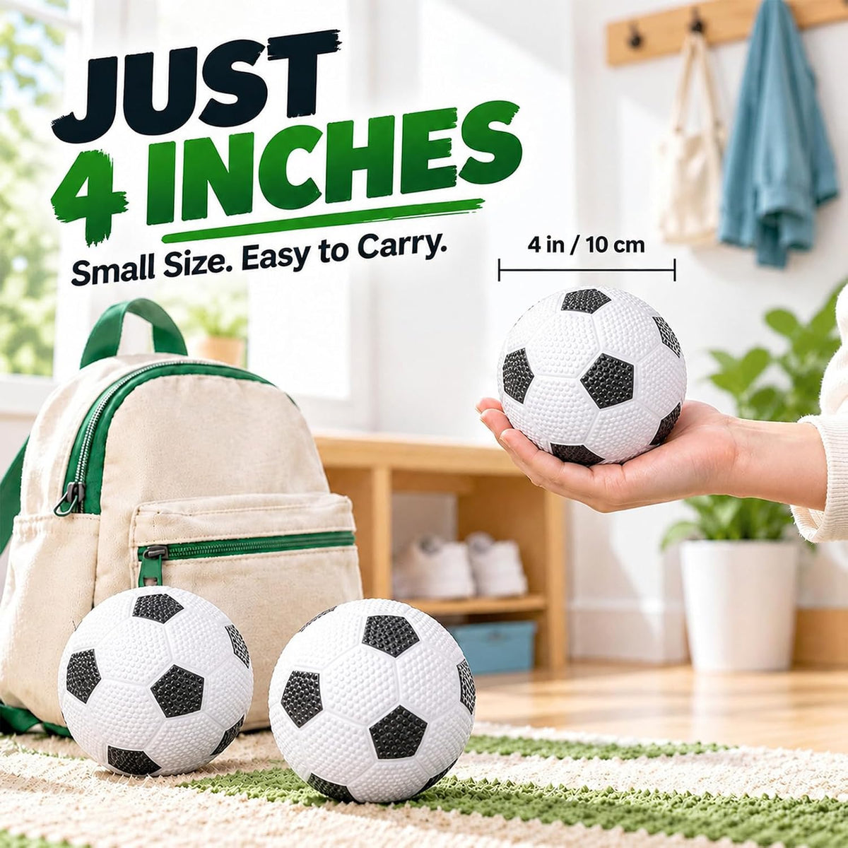 Civaner Mini pelota para niños, 80, estilo fútbol | Bolas de balonc...