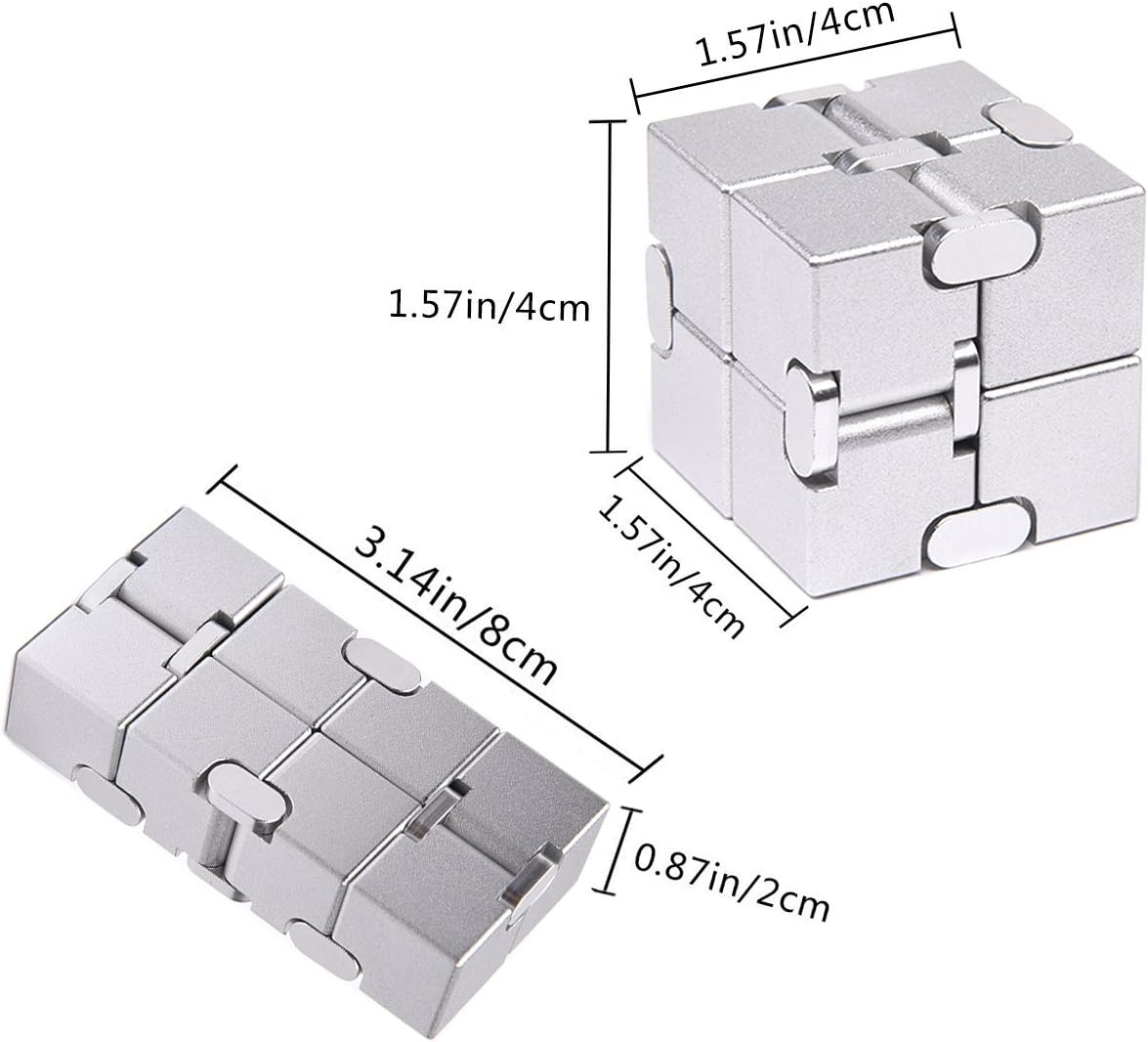 JOEYANK Fidget Cube - Nueva versión Fidget Finger Toys \u2013 Cubo...