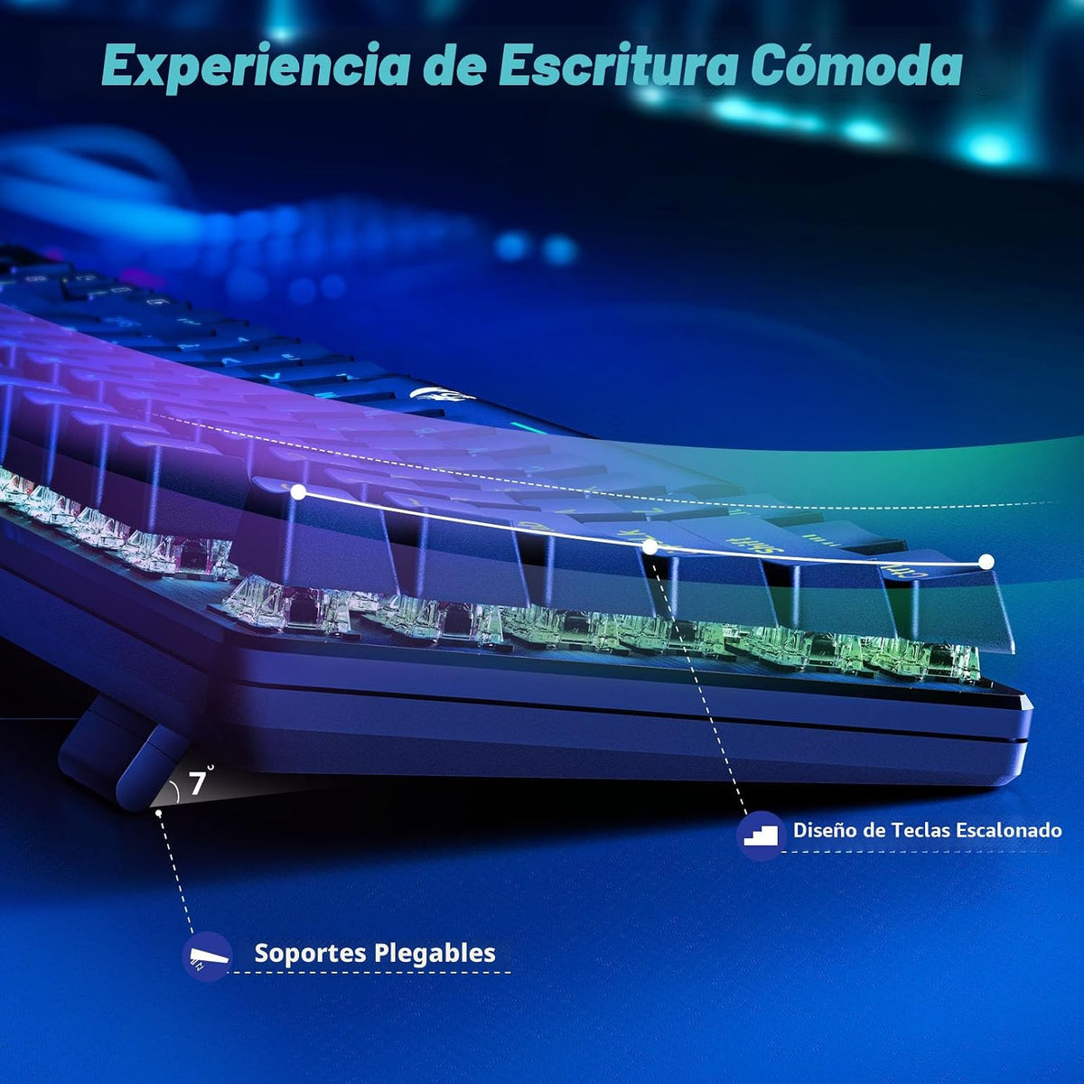 Redragon Teclado Mecánico para Juegos con Cable, 11 Modos Retroilum...