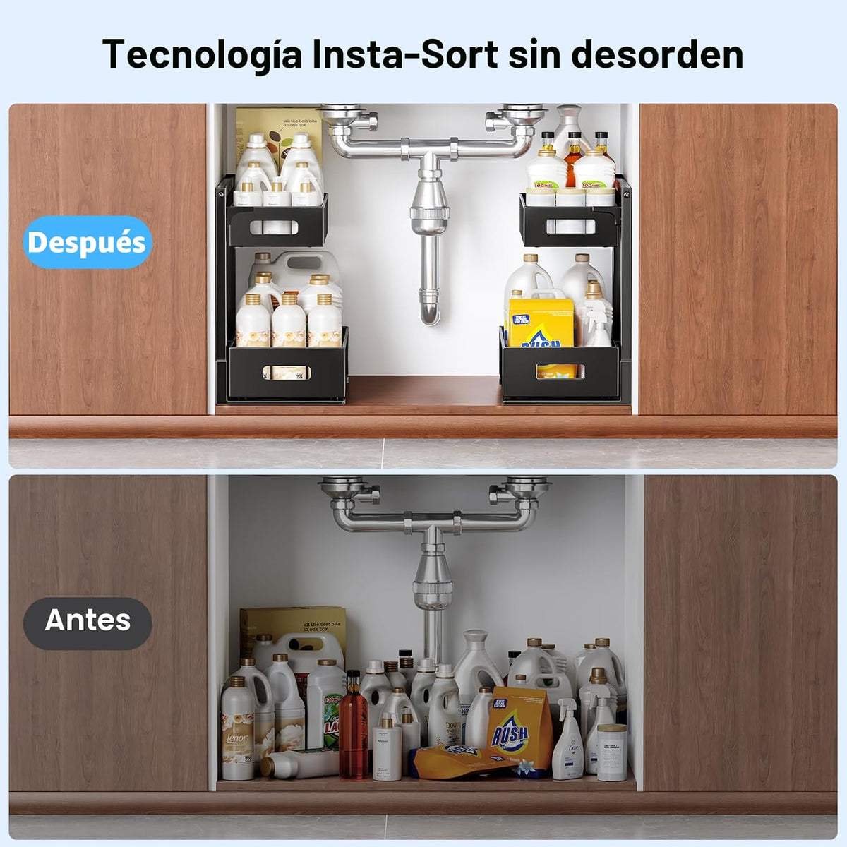 TISTAYA Organizador Debajo del Fregadero, Organizadores y Almacenam...